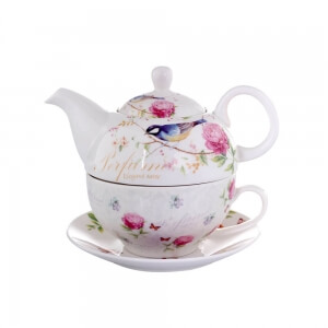 Juego Taza Tetera Birds