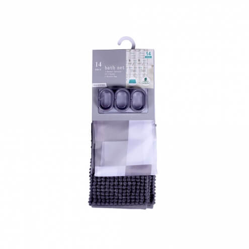 Set Cortina Baño Squares