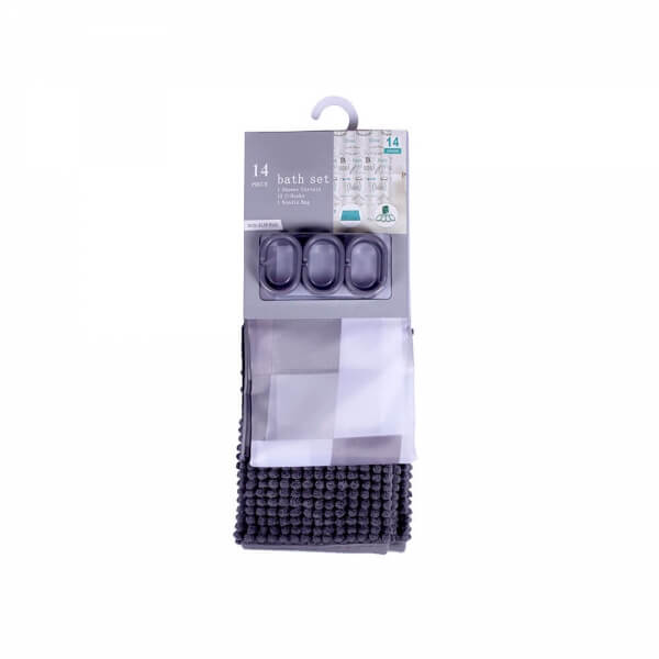 Set Cortina Baño Squares