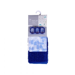 Set Cortina Baño Mini Squares