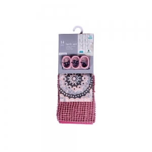 Set Cortina Baño Pinky