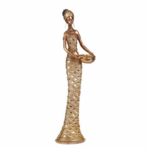 Figura Deco Mujer Africana