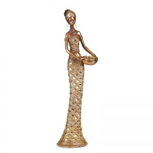 Figura Deco Mujer Africana