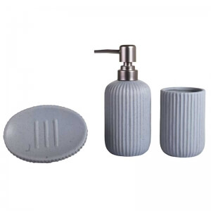 Juego Baño Light Blue Folds
