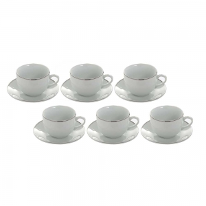 Juego 6 Tazas Café Silver