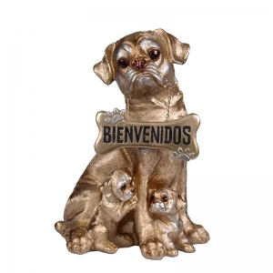 Figura Perros Pug  Bienvenidos