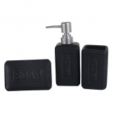 Juego Baño Black Bath