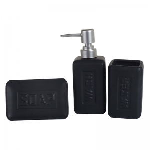 Juego Baño Black Bath