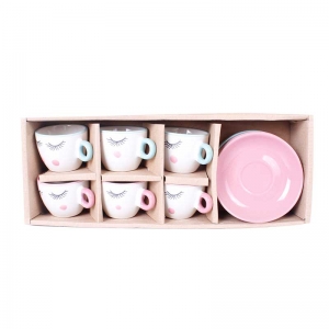 Juego 6 Tazas Café Eyes