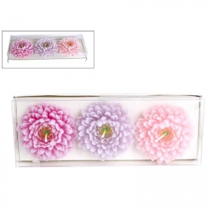 Set Velas Crisantemo