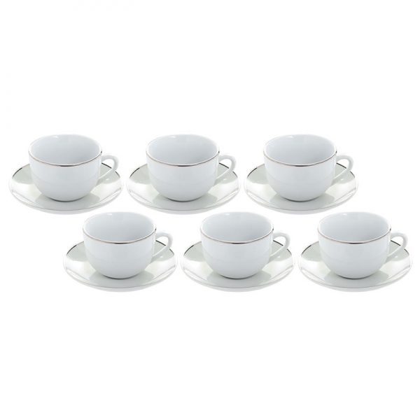 Juego 6 Tazas Té Silver