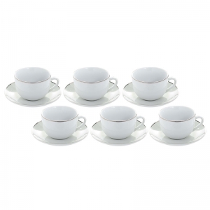 Juego 6 Tazas Té Silver
