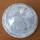 Plato con Cúpula Marble