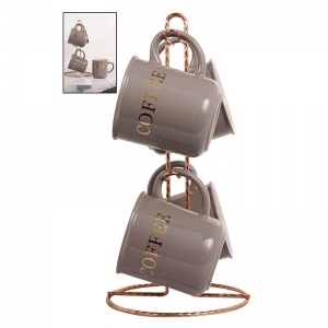 Set 4 Tazas Coffe Diva