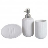 Juego Baño White Folds