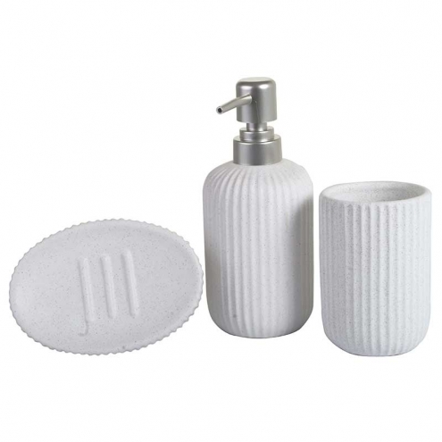 Juego Baño White Folds
