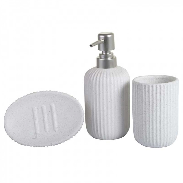 Juego Baño White Folds