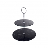 Plato 2 Niveles Black