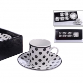Set Tazas Lunares Black