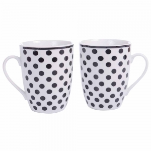 Set Mug Lunares Black