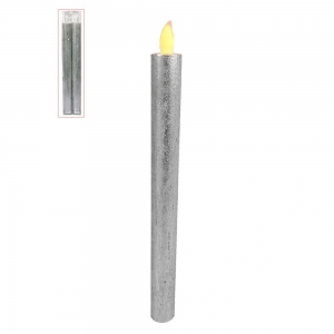 Set Velas Plateadas LED