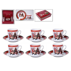 Juego Tazas Santa