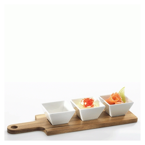 Tabla Con Pocillos Cuadrados