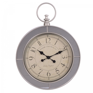 Reloj Espejo Plateado