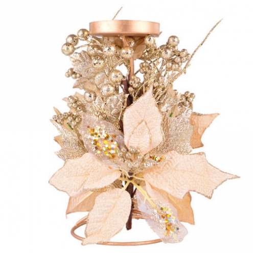 Candelabro Dorado