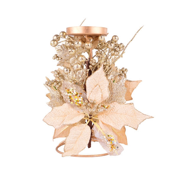 Candelabro Dorado
