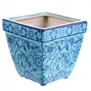 Macetero Deco Depp Blue III