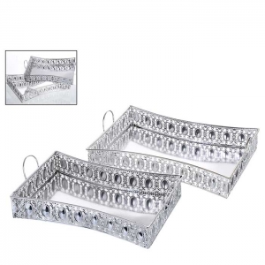 Set Bandejas Rectangulares Silver