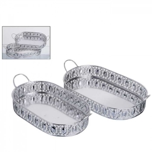 Set Bandejas Ovaladas Silver