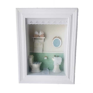Cuadro Baño 3D Le Bain
