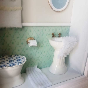 Cuadro Baño 3D Le Bain