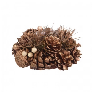 Candelabro Christmas Wood