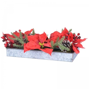 Portavela Poinsettia Roja