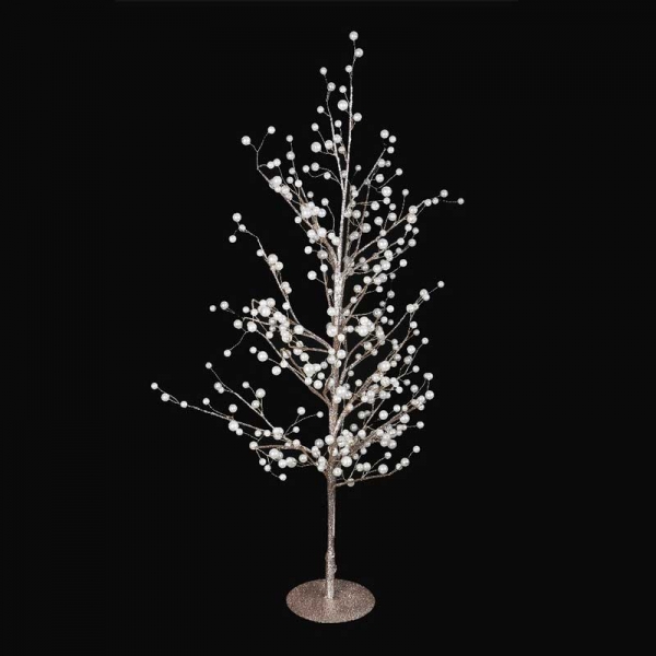 Arbol Deco White Pearls