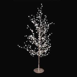 Arbol Deco White Pearls