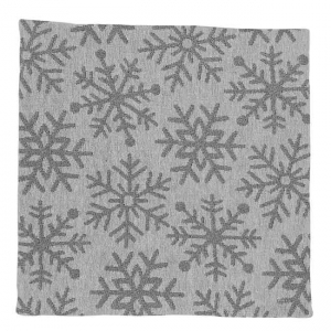 Funda Cojín Copo Nieve