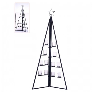 Arbol Navidad con Portavelas Plegable