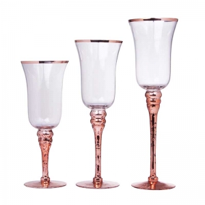 Set 3 Copones Portavela Copper