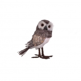Figura Buho Christmas Wood