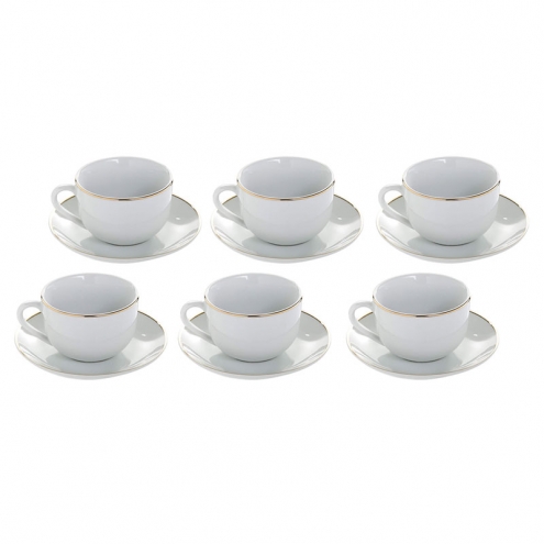 Juego 6 Tazas Té Gold