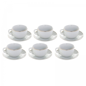 Juego 6 Tazas Té Gold