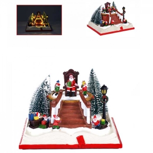 Figura Pascuero con Luz Música y Mov.