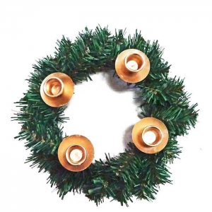 Corona Adviento 4 Velas