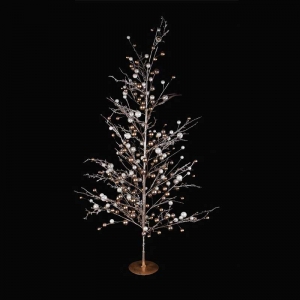 Arbol Deco White Pearls