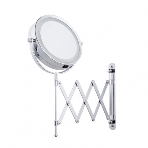 Espejo mural con luz extensible 7x