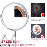 Espejo mural con luz extensible 7x